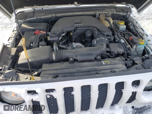 2018 Jeep Wrangler Sport with VIN 1C4GJXAG7JW188322, listed as a Copart auction lot 87352914 with 101,964 mi miles and Salvage Title. Bid and sale history available at carsss.com. Image 13.