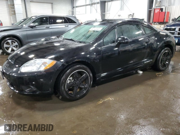 2009 Mitsubishi Eclipse GS with VIN 4A3AK24F49E026445, listed as a Copart auction lot 86142424 with 127,660 mi miles and Salvage Title. Bid and sale history available at carsss.com. Image 1.