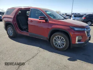 2022 Chevrolet Traverse LT Cloth with VIN 1GNEVGKW6NJ107130, listed as a Copart auction lot 43944025 with 59,900 mi miles and Salvage title. Bid and sale history available at DreamBid. Image 4.