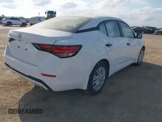 2025 Nissan Sentra S with VIN 3N1AB8BV7SY266777, listed as a IAAI auction lot 41507283 with 115 mi miles and . Bid and sale history available at DreamBid. Image 4.
