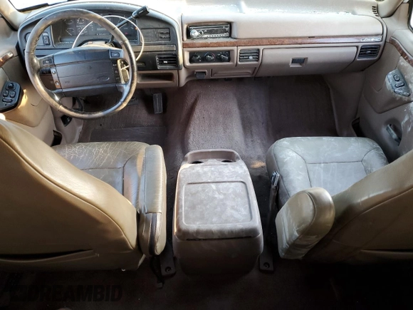1996 Ford Bronco Custom with VIN 1FMEU15H2TLA52176, listed as a Copart auction lot 50829335 with 204,411 mi miles and Salvage Title. Bid and sale history available at carsss.com. Image 8.
