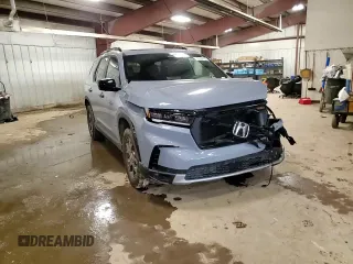 2025 Honda Pilot TrailSport with VIN 5FNYG1H64SB054791, listed as a Copart auction lot 53564105 with 15,289 mi miles and Non repairable. Bid and sale history available at DreamBid. Image 14.