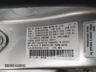 2011 Honda CR-V LX z VIN JHLRE3H34BC010186, wystawiony jako IAAI lot #41434206 z przebiegiem 63 893 mil mil oraz . Historia ofert i sprzedaży dostępna na DreamBid. Obrazek 9.