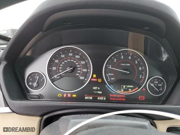 2016 BMW 4 Series 428i xDrive with VIN WBA3T1C58GP823856, listed as a Copart auction lot 88325535 with 45,135 mi miles and Salvage Title. Bid and sale history available at carsss.com. Image 9.