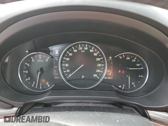 2019 Mazda CX-5 Grand Touring with VIN JM3KFBDM1K0559891, listed as a Copart auction lot 58775275 with 45,126 mi miles and Salvage title. Bid and sale history available at DreamBid. Image 9.