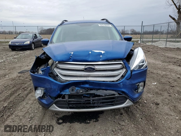 2018 Ford Escape SEL with VIN 1FMCU0HD2JUD17843, listed as a Copart auction lot 52518245 with 54,009 mi miles and Salvage Title. Bid and sale history available at carsss.com. Image 5.