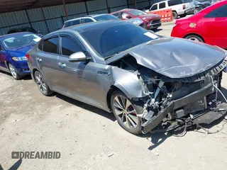 2016 Kia Optima SXL Turbo with VIN 5XXGV4L22GG027679, listed as a IAAI auction lot 42314325 with 149,168 mi miles and . Bid and sale history available at DreamBid. Image 1.