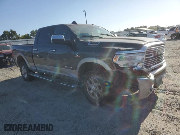 2022 Ram 2500 Laramie with VIN 3C6UR5FL9NG166078, listed as a Copart auction lot 60543875 with 51,198 mi miles and Salvage title. Bid and sale history available at DreamBid. Image 4.