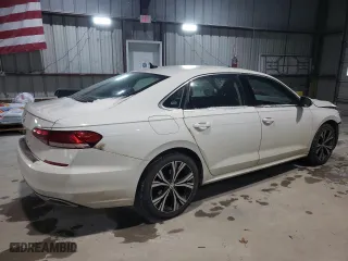 2021 Volkswagen Passat 2.0T SE with VIN 1VWSA7A37MC007746, listed as a Copart auction lot 45486515 with 122,060 mi miles and Salvage Title. Bid and sale history available at carsss.com. Image 3.