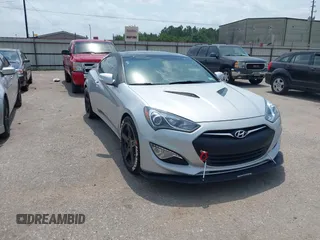 2016 Hyundai Genesis Coupe R-Spec with VIN KMHHU6KJ4GU134671, listed as a IAAI auction lot 42305705 with 47,854 mi miles and . Bid and sale history available at DreamBid. Image 1.
