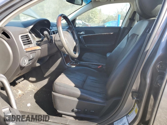 2012 Lincoln MKZ with VIN 3LNHL2GC8CR839500, listed as a Copart auction lot 80029124 with Not Provided miles and Clean Title. Bid and sale history available at DreamBid. Image 7.