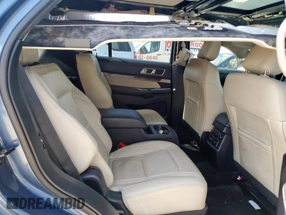 2018 Ford Explorer Platinum с VIN 1FM5K8HT3JGB17363, выставлен на аукционе Copart как лот 61591685 с пробегом 85 355 миль миль и Списание • Salvage title. История ставок и продаж доступна на DreamBid. Изображение 11.