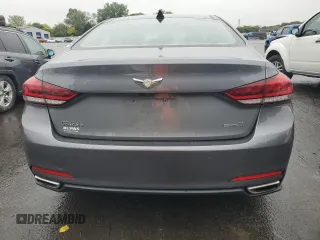 2015 Hyundai Genesis 3.8L with VIN KMHGN4JE8FU017367, listed as a Copart auction lot 72905964 with 107,057 mi miles and Salvage Title. Bid and sale history available at carsss.com. Image 6.