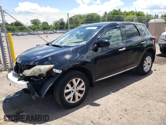 2012 Nissan Murano SL with VIN JN8AZ1MW0CW204818, listed as a Copart auction lot 60725114 with 85,210 mi miles and Salvage Title. Bid and sale history available at carsss.com. Image 1.