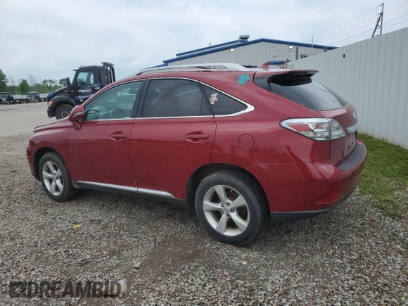 2012 Lexus RX 350 with VIN 2T2BK1BA8CC145341, listed as a Copart auction lot 60286815 with 261,879 mi miles and Clean title. Bid and sale history available at DreamBid. Image 2.