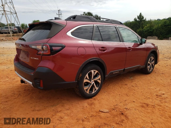2020 Subaru Outback Limited z VIN 4S4BTANCXL3244066, wystawiony jako Copart lot #57295635 z przebiegiem 37 724 mil mil oraz Szkody całkowita. Historia ofert i sprzedaży dostępna na DreamBid. Obrazek 3.