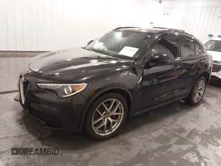 2019 Alfa Romeo Stelvio Ti with VIN ZASPAKBN3K7C71569, listed as a IAAI auction lot 41556814 with 87,279 mi miles and . Bid and sale history available at DreamBid. Image 22.