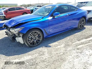 2018 Infiniti Q60 Sport with VIN JN1EV7EL5JM391193, listed as a Copart auction lot 56533725 with 77,368 mi miles and Salvage title. Bid and sale history available at DreamBid. Image 1.