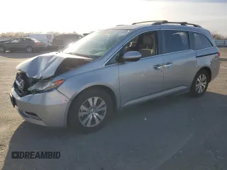 2017 Honda Odyssey EX z VIN 5FNRL5H46HB022441, wystawiony jako Copart lot #45465185 z przebiegiem 97 352 mil mil oraz Szkoda całkowita • Salvage title. Historia ofert i sprzedaży dostępna na DreamBid. Obrazek 1.