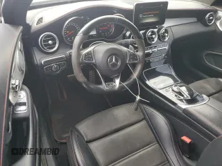 2017 Mercedes-Benz C 43 AMG with VIN WDDWJ6EB5HF445093, listed as a Copart auction lot 42627485 with 86,582 mi miles and Salvage Title. Bid and sale history available at carsss.com. Image 8.