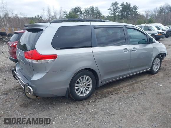 2012 Toyota Sienna XLE AAS with VIN 5TDYK3DC5CS260236, listed as a IAAI auction lot 41861457 with 123,530 mi miles and . Bid and sale history available at DreamBid. Image 4.
