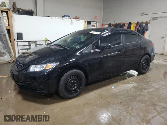 2015 Honda Civic LX with VIN 19XFB2F50FE021899, listed as a Copart auction lot 50807335 with 80,866 mi miles and Salvage Title. Bid and sale history available at DreamBid. Image 1.