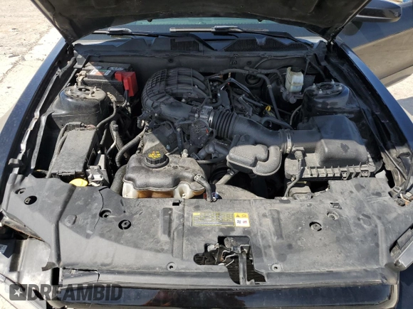 2014 Ford Mustang V6 with VIN 1ZVBP8AM6E5252007, listed as a Copart auction lot 54146195 with 129,127 mi miles and Salvage Title. Bid and sale history available at DreamBid. Image 11.