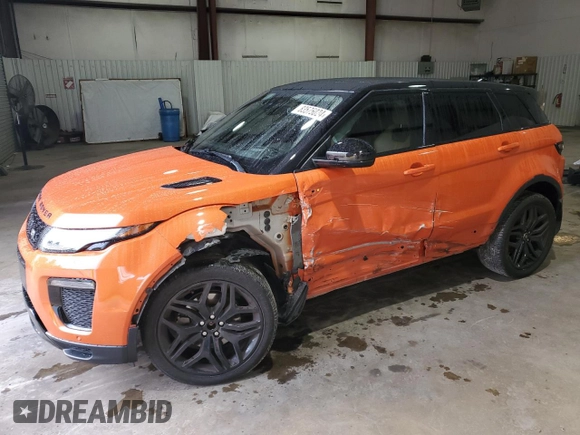 2017 Land Rover Range Rover Evoque HSE Dynamic with VIN SALVD2BGXHH216153, listed as a Copart auction lot 83575024 with 86,515 mi miles and Salvage Title. Bid and sale history available at carsss.com. Image 1.