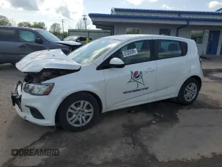 2018 Chevrolet Sonic LT with VIN 1G1JG6SH2J4103798, listed as a Copart auction lot 57326595 with 123,723 mi miles and Salvage title. Bid and sale history available at DreamBid. Image 1.