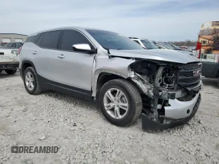 2020 GMC Terrain SLE with VIN 3GKALMEV2LL310119, listed as a Copart auction lot 49247265 with 77,114 mi miles and Salvage Title. Bid and sale history available at DreamBid. Image 4.