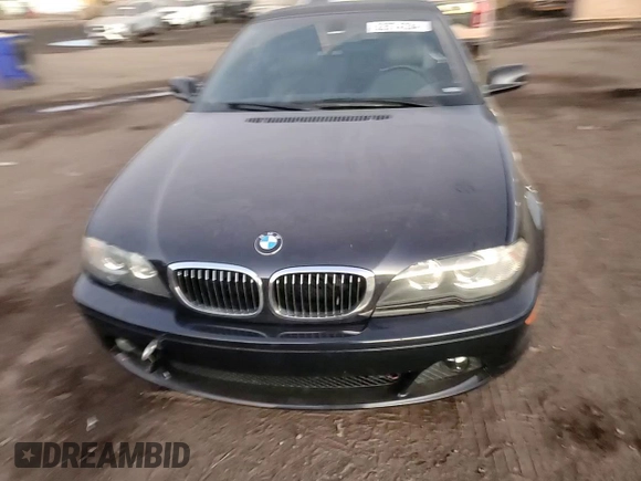 2005 BMW 3 Series 325Ci with VIN WBABW33435PL38950, listed as a Copart auction lot 82674294 with 113,157 mi miles and Salvage Title. Bid and sale history available at carsss.com. Image 11.