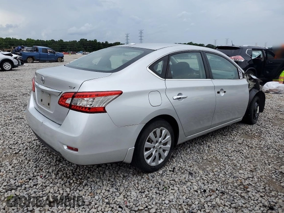 2014 Nissan Sentra SV with VIN 3N1AB7AP6EY273009, listed as a Copart auction lot 59898435 with 35,460 mi miles and Salvage title. Bid and sale history available at DreamBid. Image 3.