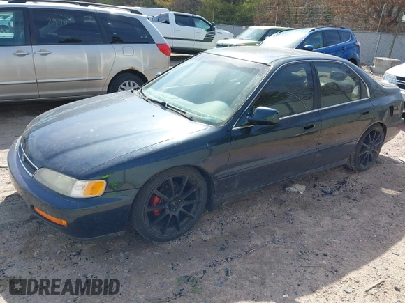 1997 Honda Accord EX z VIN 1HGCD5565VA024907, wystawiony jako IAAI lot #41797909 z przebiegiem 209 738 mil mil oraz . Historia ofert i sprzedaży dostępna na DreamBid. Obrazek 2.