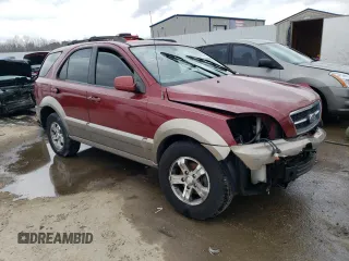 2006 Kia Sorento LX with VIN KNDJD733765524331, listed as a Copart auction lot 80685693 with Not Provided miles and Non Repairable. Bid and sale history available at carsss.com. Image 4.