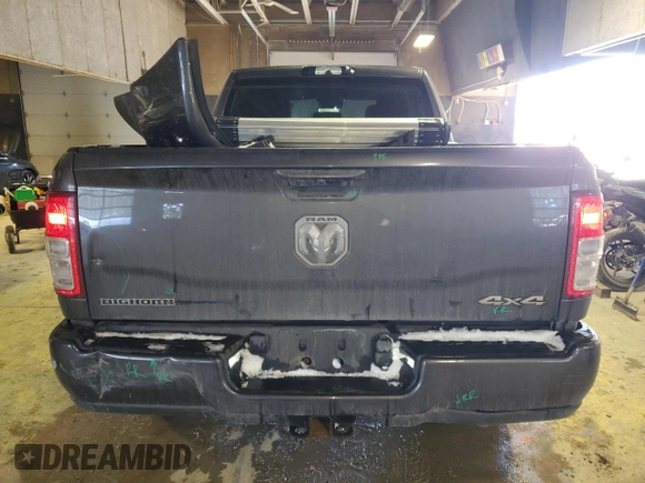 2022 Ram 2500 Big Horn with VIN 3C6UR5DL3NG171067, listed as a Copart auction lot 45877835 with 39,952 mi miles and Salvage Title. Bid and sale history available at carsss.com. Image 6.