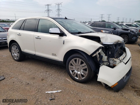 2008 Lincoln MKX with VIN 2LMDU68CX8BJ07249, listed as a Copart auction lot 75600204 with 238,393 mi miles and Salvage Title. Bid and sale history available at carsss.com. Image 4.