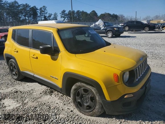 2018 Jeep Renegade Sport with VIN ZACCJAABXJPG98211, listed as a Copart auction lot 46820065 with 175,400 mi miles and Salvage Title. Bid and sale history available at DreamBid. Image 4.