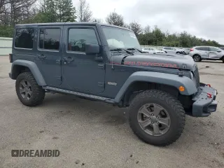 2017 Jeep Wrangler Unlimited Rubicon Recon with VIN 1C4HJWFG3HL729160, listed as a Copart auction lot 64184595 with 78,086 mi miles and Salvage title. Bid and sale history available at DreamBid. Image 4.