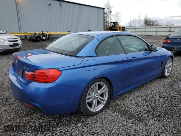 2014 BMW 4 Series 428i with VIN WBA3V7C58EJ872746, listed as a Copart auction lot 85334814 with 68,903 mi miles and Salvage title. Bid and sale history available at DreamBid. Image 3.