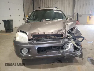 2005 Hyundai Santa Fe GLS with VIN KM8SC73D85U998952, listed as a Copart auction lot 51576335 with 0 mi miles and Salvage Title. Bid and sale history available at carsss.com. Image 5.