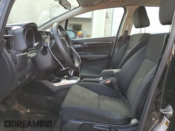 2017 Honda Fit LX with VIN 3HGGK5G55HM701215, listed as a Copart auction lot 50043395 with 186,805 mi miles and Salvage Title. Bid and sale history available at DreamBid. Image 7.