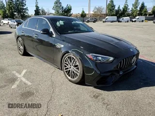 2024 Mercedes-Benz C 63 S AMG E Performance with VIN W1KAF8AB6RR186031, listed as a Copart auction lot 84220074 with 7,202 mi miles and Salvage title. Bid and sale history available at DreamBid. Image 10.