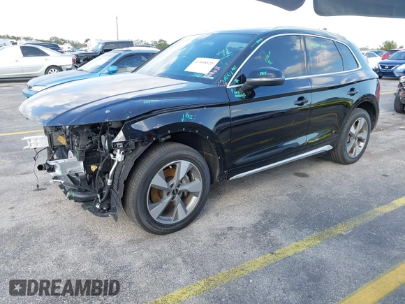 2023 Audi Q5 Premium Plus z VIN WA1BBAFY9P2085449, wystawiony jako IAAI lot #41508525 z przebiegiem 11 225 mil mil oraz . Historia ofert i sprzedaży dostępna na DreamBid. Obrazek 19.
