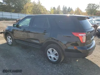2014 Ford Utility Police Interceptor with VIN 1FM5K8AR7EGC38420, listed as a Copart auction lot 73544484 with 54,438 mi miles and Salvage Title. Bid and sale history available at carsss.com. Image 2.