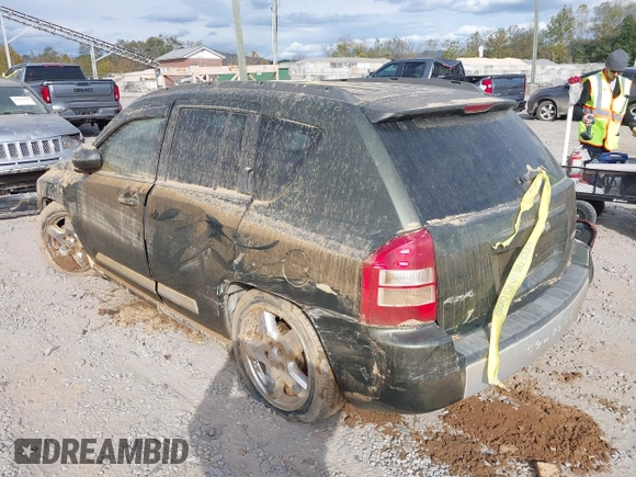 2007 Jeep Compass Limited with VIN 1J8FF57W17D236166, listed as a IAAI auction lot 40618823 with 1 mi miles. Bid and sale history available at carsss.com. Image 3.