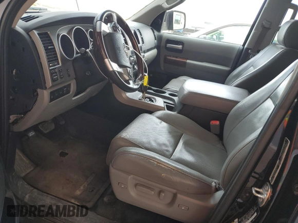 2014 Toyota Sequoia Platinum with VIN 5TDDW5G13ES093998, listed as a Copart auction lot 47240195 with 176,320 mi miles and Salvage Title. Bid and sale history available at carsss.com. Image 7.
