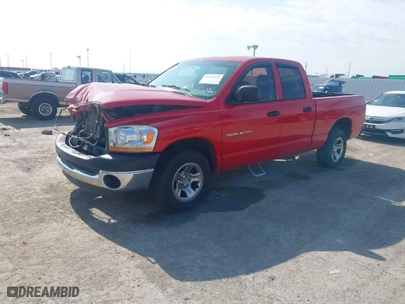 2006 Dodge Ram 1500 ST with VIN 1D7HA18K16J218887, listed as a IAAI auction lot 41532322 with 110,028 mi miles. Bid and sale history available at carsss.com. Image 2.