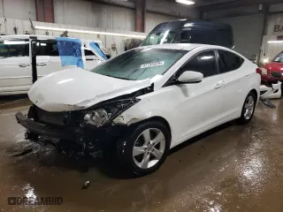 2013 Hyundai Elantra GLS PZEV with VIN 5NPDH4AE2DH446610, listed as a Copart auction lot 47135325 with 196,517 mi miles and Salvage Title. Bid and sale history available at carsss.com. Image 1.
