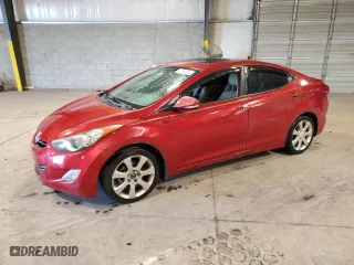 2013 Hyundai Elantra GLS PZEV with VIN KMHDH4AEXDU782667, listed as a Copart auction lot 82669084 with 89,435 mi miles and Salvage Title. Bid and sale history available at carsss.com. Image 1.