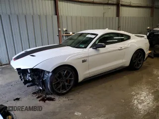 2021 Ford Mustang Mach 1 with VIN 1FA6P8R00M5551342, listed as a Copart auction lot 84078814 with 17,964 mi miles and Salvage Title. Bid and sale history available at carsss.com. Image 1.